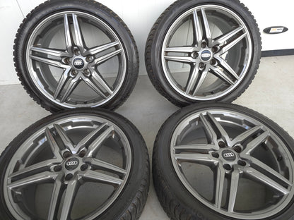 Audi A5 18 inch winterbanden velgen 5x112 Gun Metal