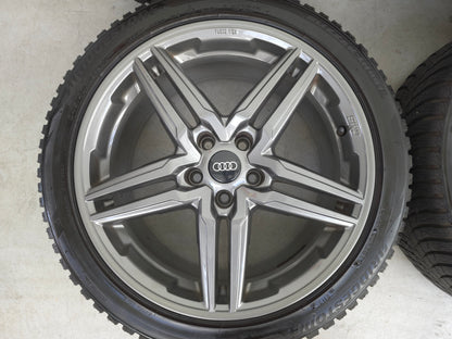 Audi A5 18 inch winterbanden velgen 5x112 Gun Metal