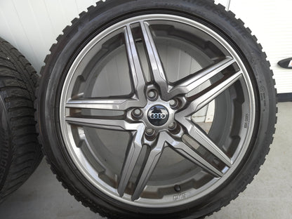 Audi A5 18 inch winterbanden velgen 5x112 Gun Metal