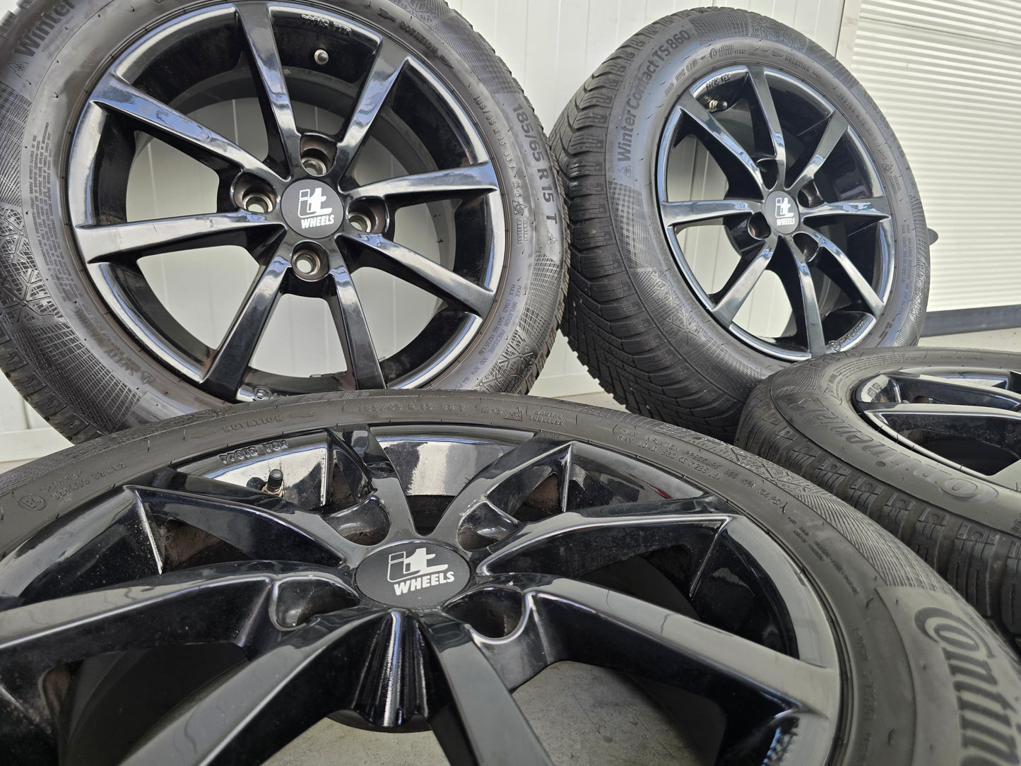 Opel Corsa C D E Adam Tigra 15 inch velgen winterbanden 4x100