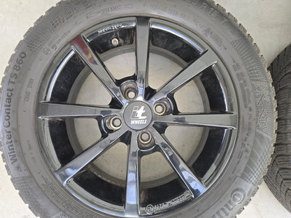 Opel Corsa C D E Adam Tigra 15 inch velgen winterbanden 4x100