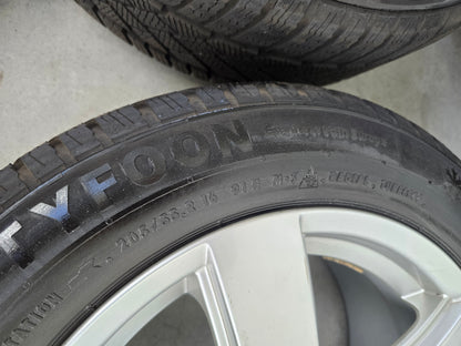 VW Golf Caddy Touran Passat Audi A3 16 inch velgen winterbanden