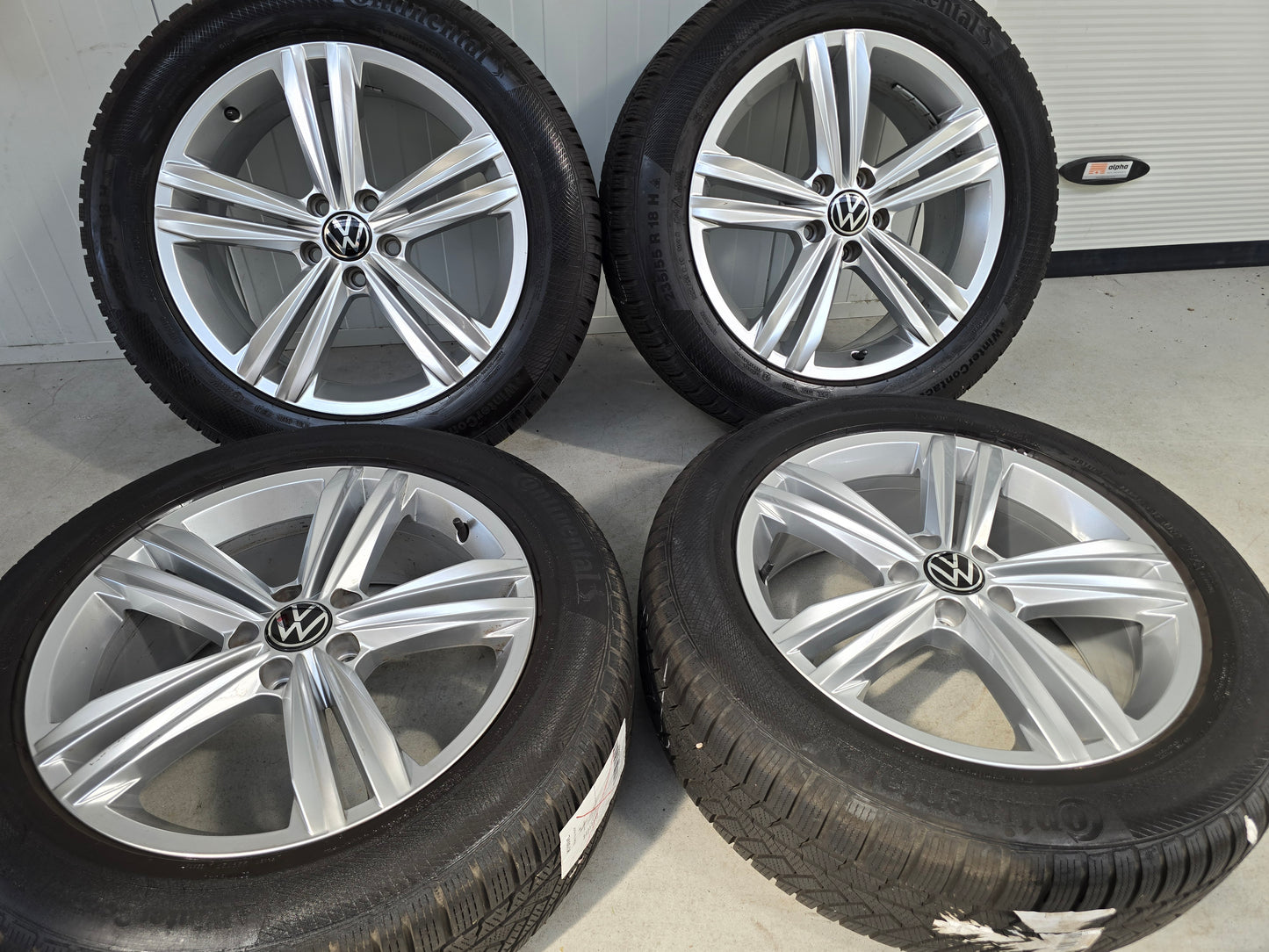 VW Tiguan Skoda Kodiaq Audi Q3 Seat Tarraco 18 inch velgen winterbanden