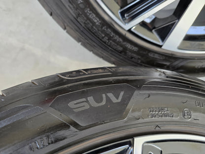 Audi e-tron Q7 Q8 Touareg 21 inch velgen zomerbanden Deep black/Diamond