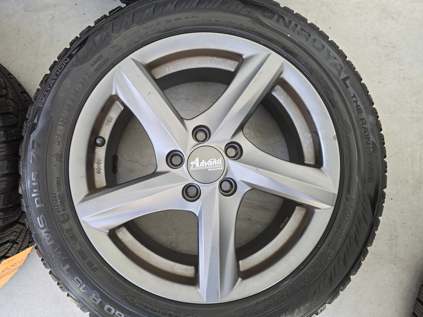 VW Polo Audi A1 SEAT Ibiza Skoda Fabia 15 inch velgen winterbanden