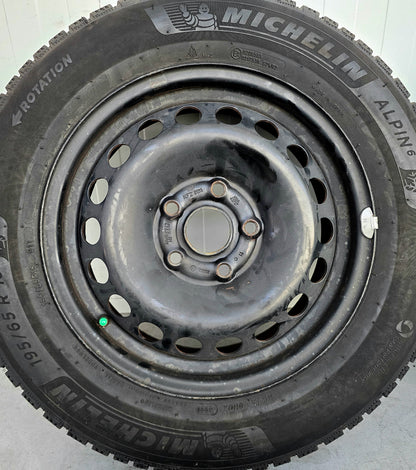 Volkswagen Golf Caddy Audi A3 15 inch velgen winterbanden Michelin