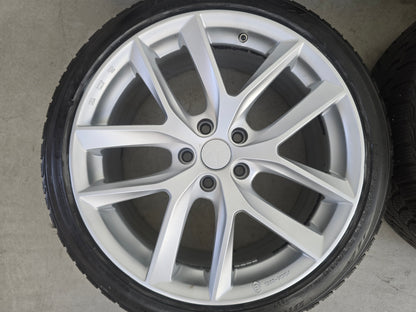 Tesla Model 3 19 inch velgen winterbanden Bridgestone Hyper Silver