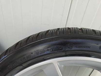 Tesla Model 3 19 inch velgen winterbanden Bridgestone Hyper Silver