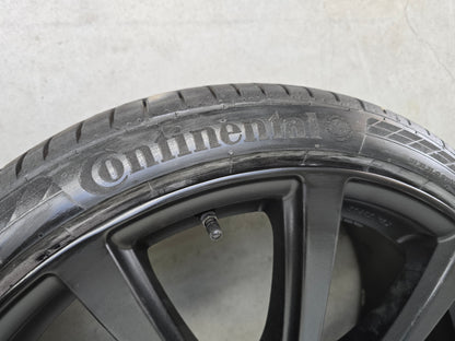 Tesla Model S 21 inch zomerbanden Matt Black velgen TPMS