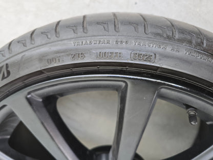 Tesla Model S 21 inch zomerbanden Matt Black velgen TPMS