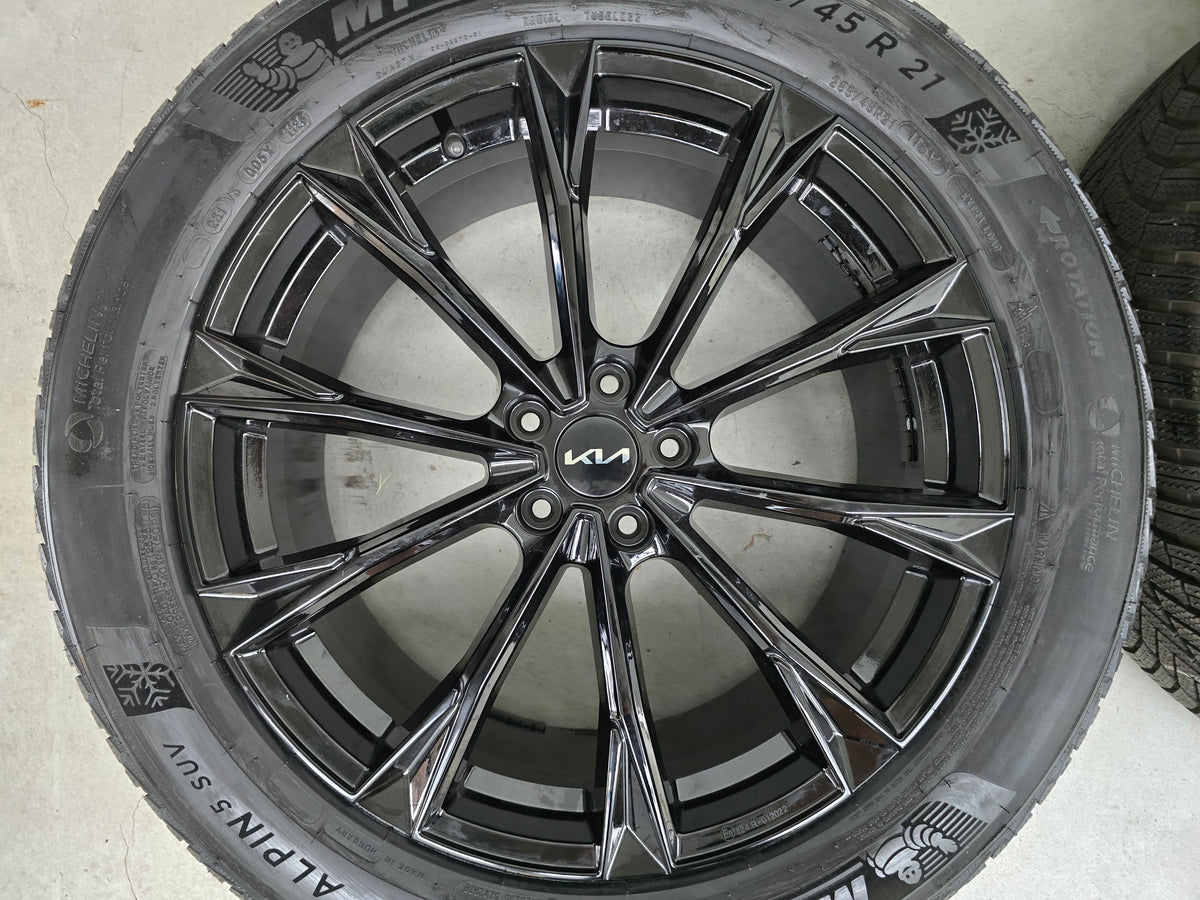 NIEUW Kia EV9 21 inch winterbanden velgen deep black SUV 5x114.3