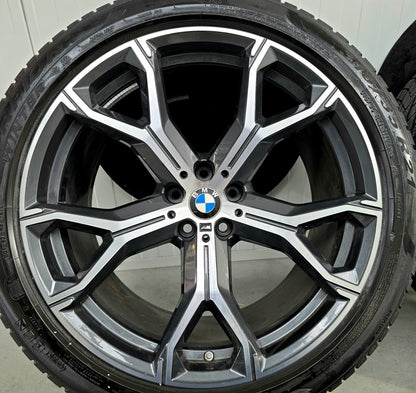 BMW X5 X6 G05 G06 741M 21 inch velgen winterbanden breedset DEMO