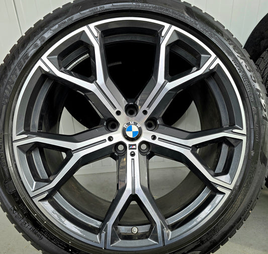 BMW X5 X6 G05 G06 741M 21 inch velgen winterbanden breedset DEMO
