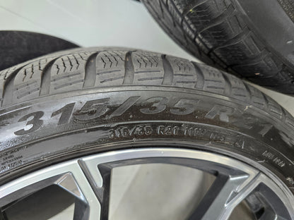 BMW X5 X6 G05 G06 741M 21 inch velgen winterbanden breedset DEMO