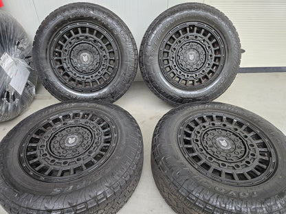 VW Crafter Mercedes Sprinter 17 inch All Terrain Heavy Duty velgen black