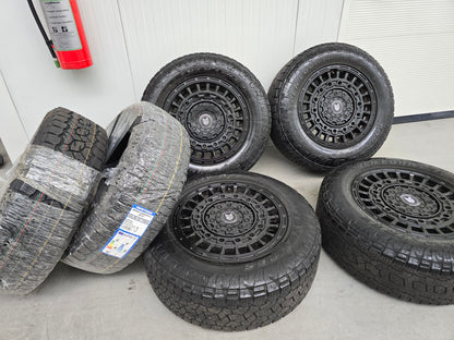 VW Crafter Mercedes Sprinter 17 inch All Terrain Heavy Duty velgen black