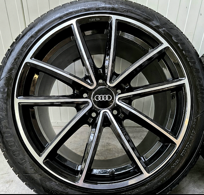 Audi e-tron GT Porsche Panamera 20 inch velgen winterbanden breedset