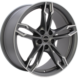 New original GMP DEA Anthracite/Polished 18.19 inch 5x112 Golf 5, 6, 7 GTE, A3, Leon etc.