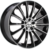 New origineel GMP Stellar Black/Polished 18,19 inch 5x112 Golf 5, 6, 7 GTE, A3, Leon etc.