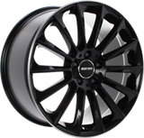 New origineel GMP Stellar Black/Polished edge 18,19 inch 5x112 Golf 5, 6, 7 GTE, A3, Leon etc.